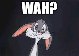 Bugs Bunny Huh? | WAH? | image tagged in bugs bunny huh | made w/ Imgflip meme maker