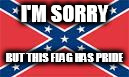 confederate flag | I'M SORRY; BUT THIS FLAG HAS PRIDE | image tagged in confederate flag,confederate,southern pride,southern,rebel,rebel flag | made w/ Imgflip meme maker
