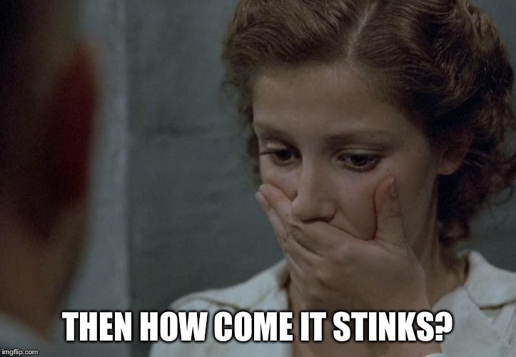 THEN HOW COME IT STINKS? | made w/ Imgflip meme maker