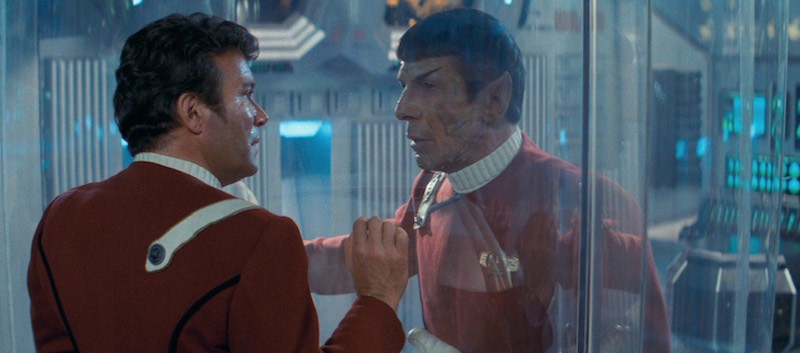 Spock Death Scene Star Trek 2 Blank Meme Template