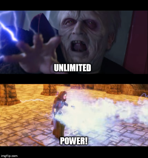 Bubeník a Princezna Unlimited Power | UNLIMITED; POWER! | image tagged in bubenkaprincezna palpatine unlimitedpower | made w/ Imgflip meme maker