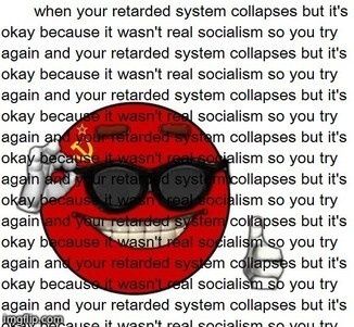 image tagged in commie ball | made w/ Imgflip meme maker