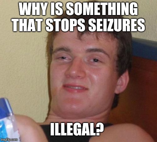10 Guy Meme | WHY IS SOMETHING THAT STOPS SEIZURES; ILLEGAL? | image tagged in memes,10 guy | made w/ Imgflip meme maker