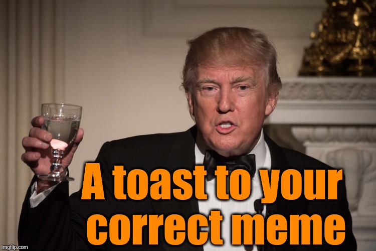 A toast to your correct meme | made w/ Imgflip meme maker