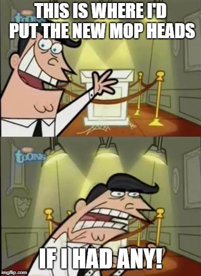 Fairly odd parents | THIS IS WHERE I'D PUT THE NEW MOP HEADS; IF I HAD ANY! | image tagged in fairly odd parents | made w/ Imgflip meme maker