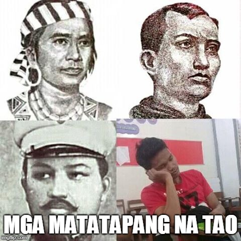 MGA MATATAPANG NA TAO | made w/ Imgflip meme maker