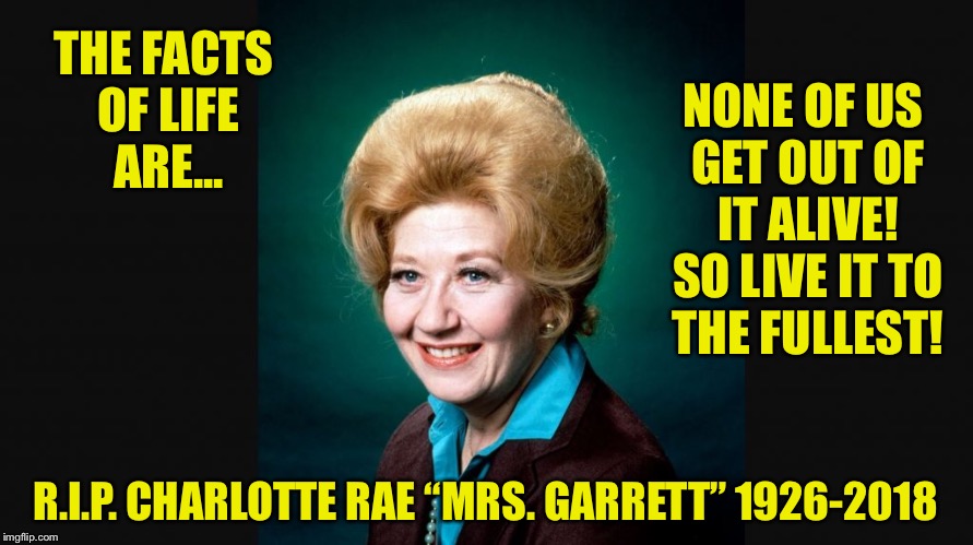 facts of life live cast mrs garrett