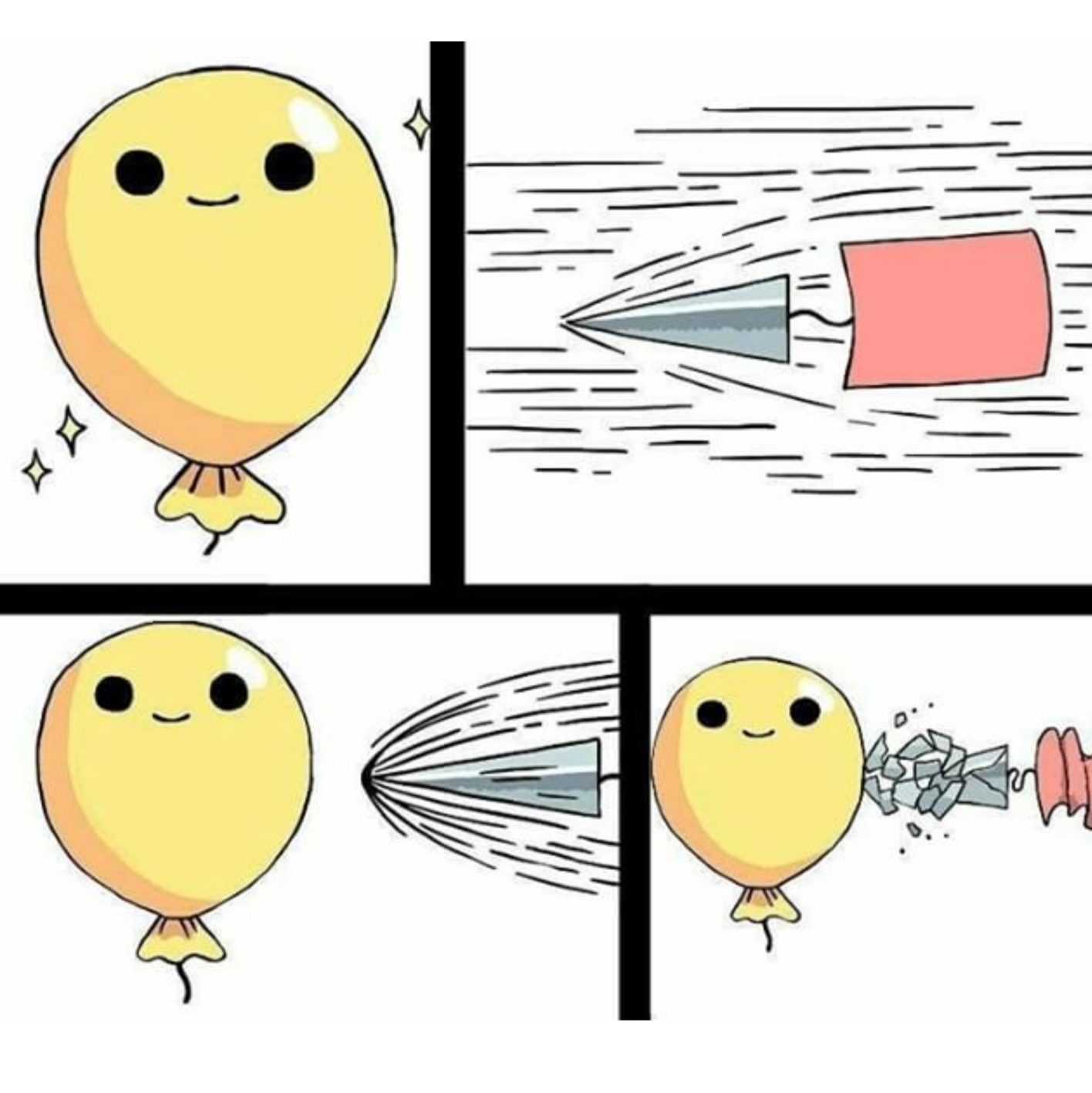 Indestructible balloon Blank Meme Template