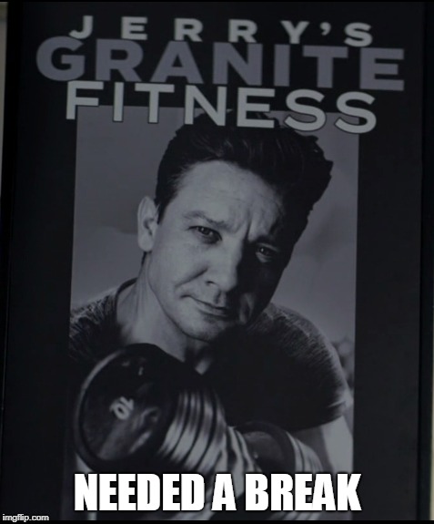 So you were doing physical fitness when our planet was in the brink of extinction? Pathetic | NEEDED A BREAK | image tagged in memes,avengers,hawkeye,funny,movie,tag | made w/ Imgflip meme maker