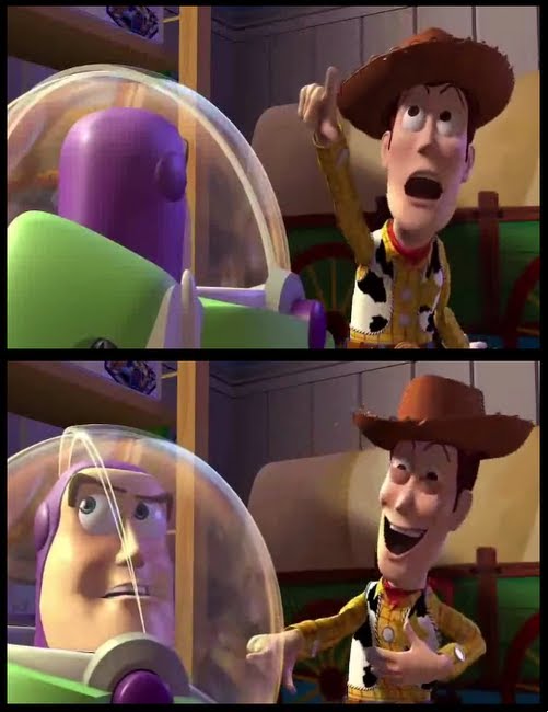 Buzz AND Woody Blank Meme Template