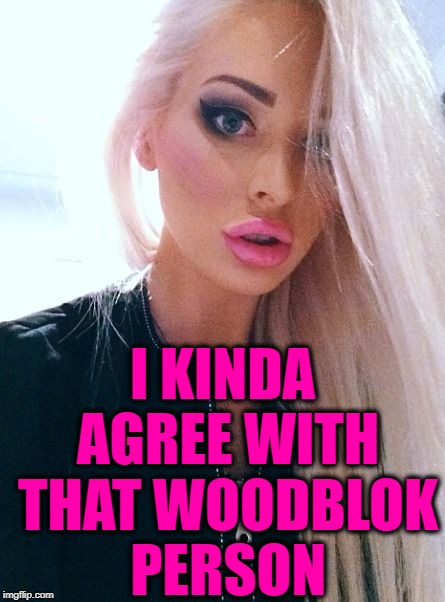 shrug | I KINDA AGREE WITH THAT WOODBLOK PERSON | image tagged in shrug | made w/ Imgflip meme maker