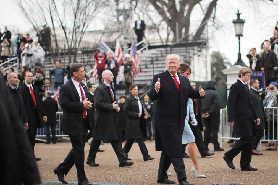 High Quality trump parade Blank Meme Template