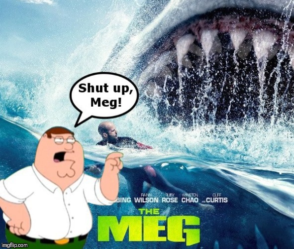 Shut up, Meg | image tagged in meg | made w/ Imgflip meme maker