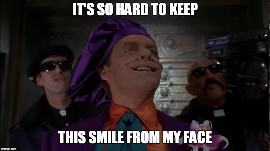 IT'S SO HARD TO KEEP THIS SMILE FROM MY FACE | made w/ Imgflip meme maker