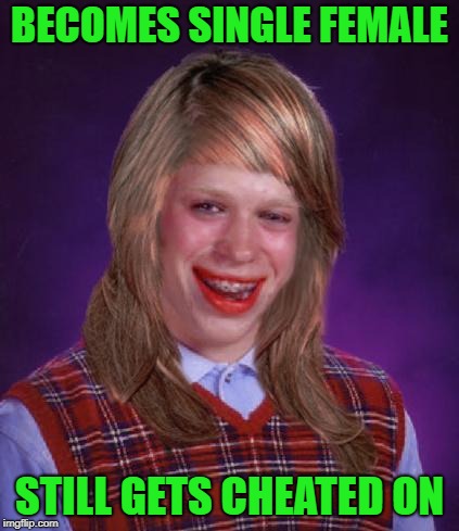 BECOMES SINGLE FEMALE STILL GETS CHEATED ON | made w/ Imgflip meme maker