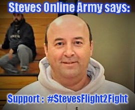 Steves Online Army says:; Support :  #StevesFlight2Fight | made w/ Imgflip meme maker