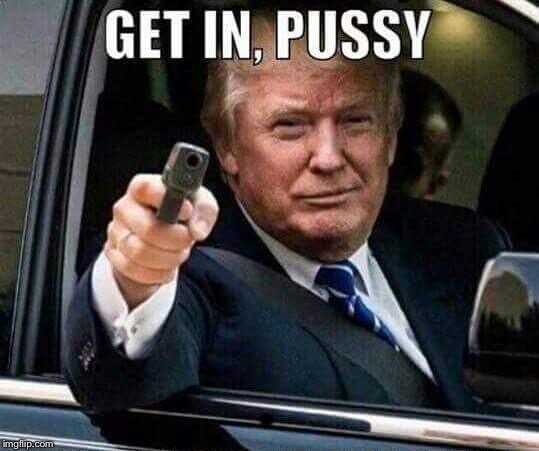 Donald Trump Get in pussy | . | image tagged in donald trump get in pussy | made w/ Imgflip meme maker