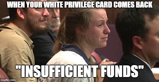 WHEN YOUR WHITE PRIVILEGE CARD COMES BACK; "INSUFFICIENT FUNDS" | image tagged in confederate flaghags | made w/ Imgflip meme maker