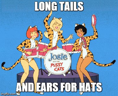 LONG TAILS AND EARS FOR HATS | made w/ Imgflip meme maker