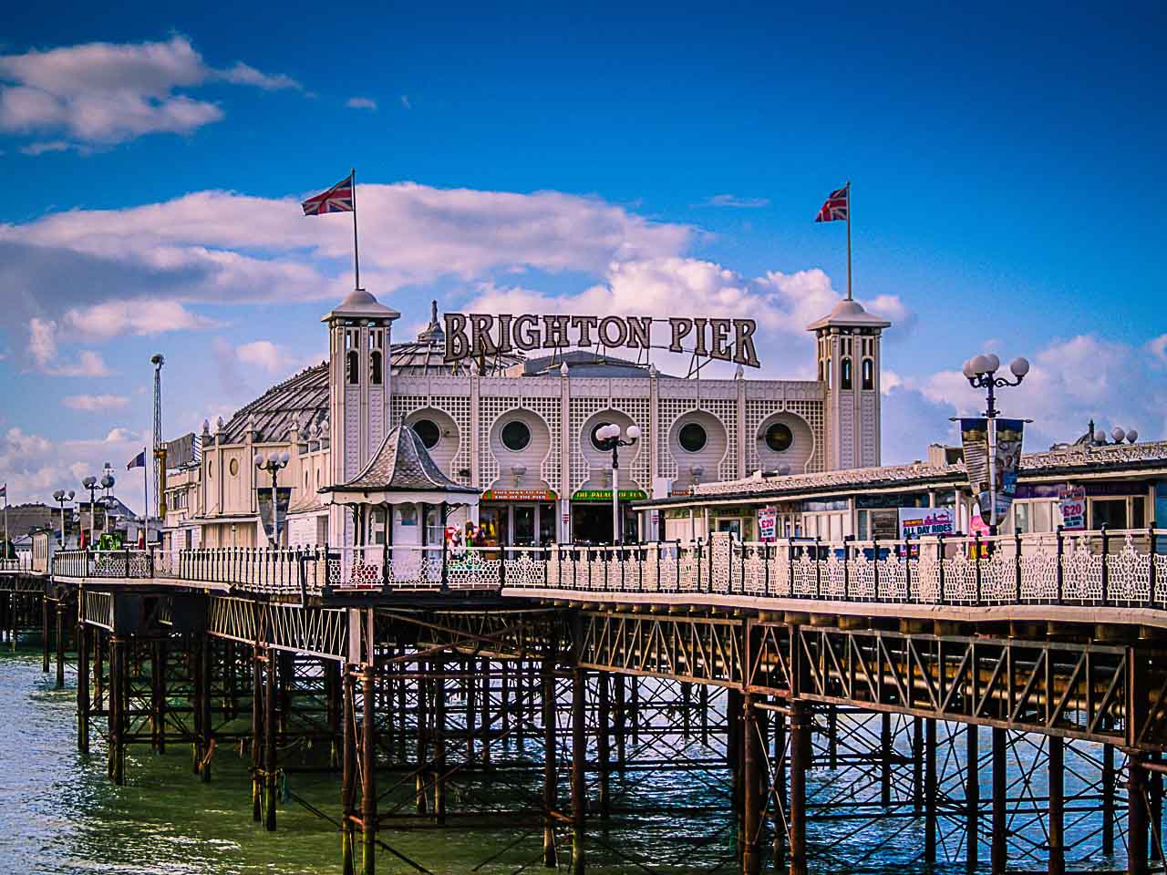 Brighton Pier Blank Meme Template