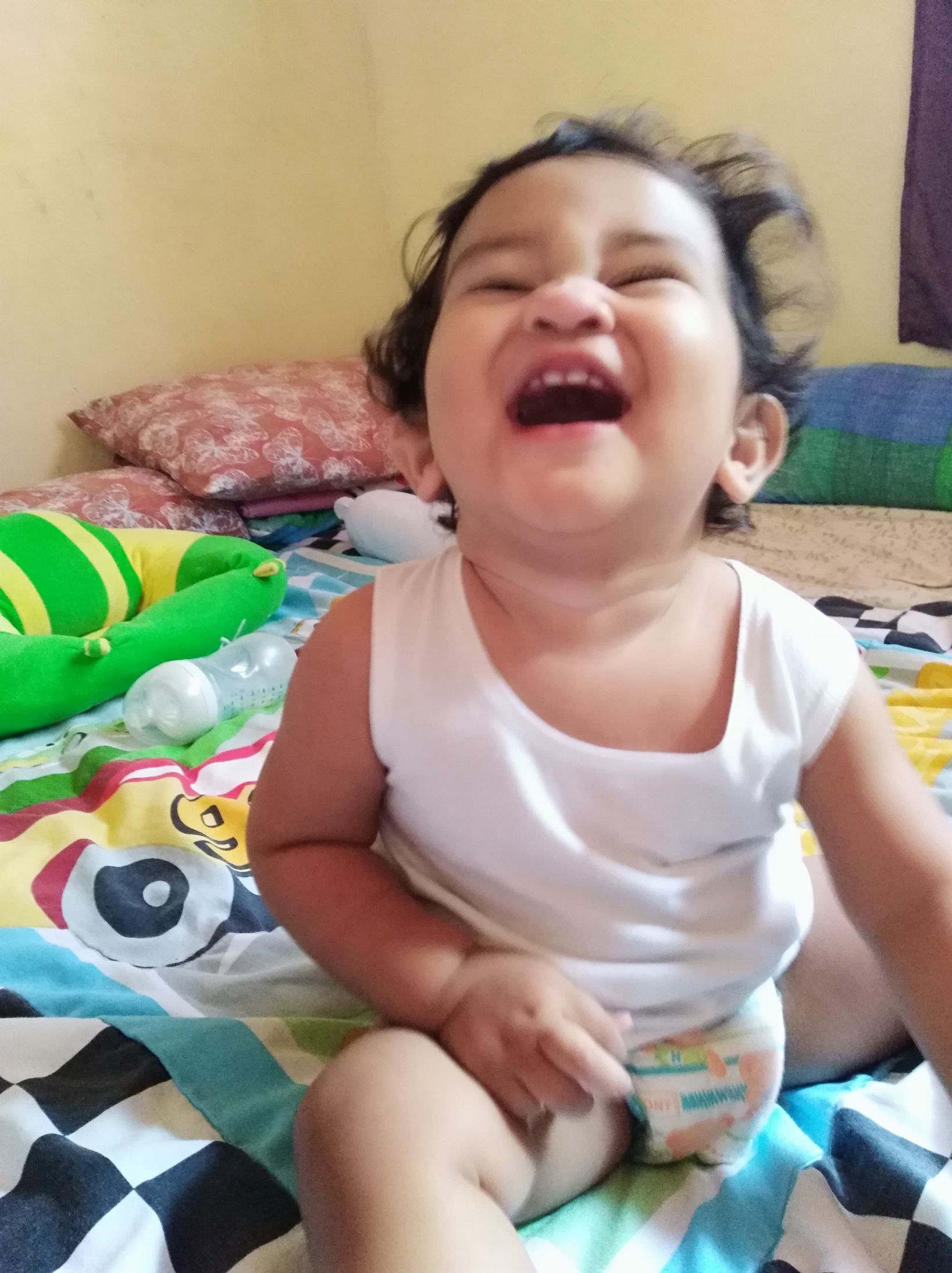 High Quality With less lawlaw pampers my baby laugh out loud Blank Meme Template