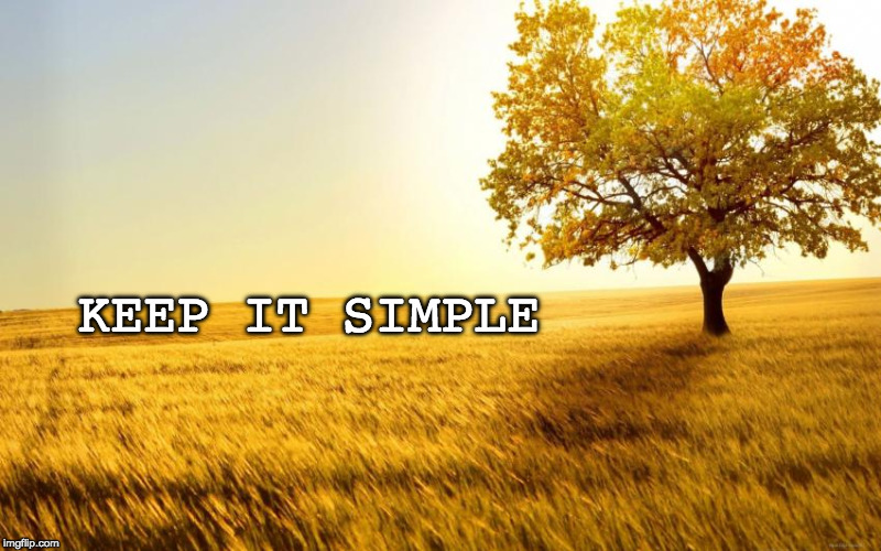 Tree of life | KEEP IT SIMPLE | image tagged in tree of life | made w/ Imgflip meme maker