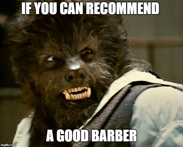 IF YOU CAN RECOMMEND A GOOD BARBER | made w/ Imgflip meme maker