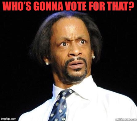 Katt Williams WTF Meme | WHO’S GONNA VOTE FOR THAT? | image tagged in katt williams wtf meme | made w/ Imgflip meme maker