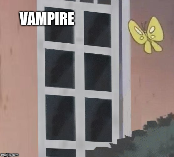 Is This A Pigeon Blank | VAMPIRE | image tagged in is this a pigeon blank | made w/ Imgflip meme maker