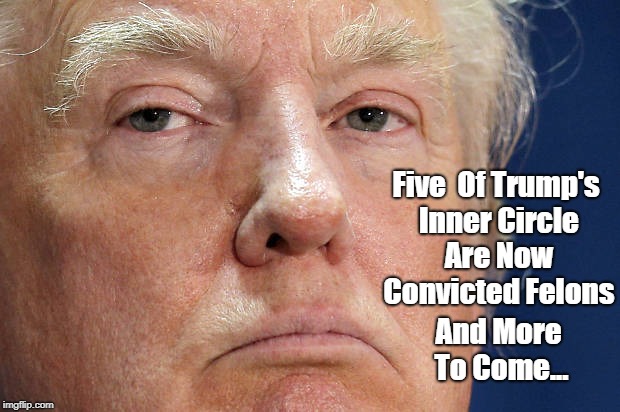 And More To Come... Five  Of Trump's Inner Circle Are Now Convicted Felons | made w/ Imgflip meme maker