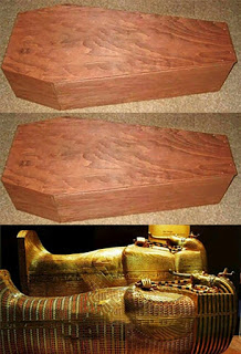 High Quality Golden coffin meme Blank Meme Template