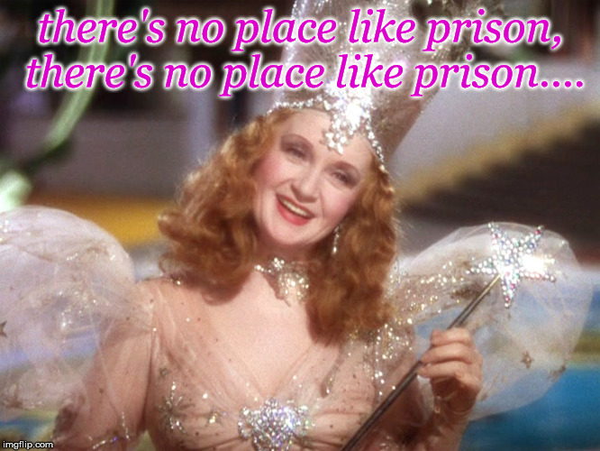This works both ways...buh bye! | there's no place like prison, there's no place like prison.... | image tagged in good witch wizard of oz neoliberalism meme,manafort,michael cohen | made w/ Imgflip meme maker