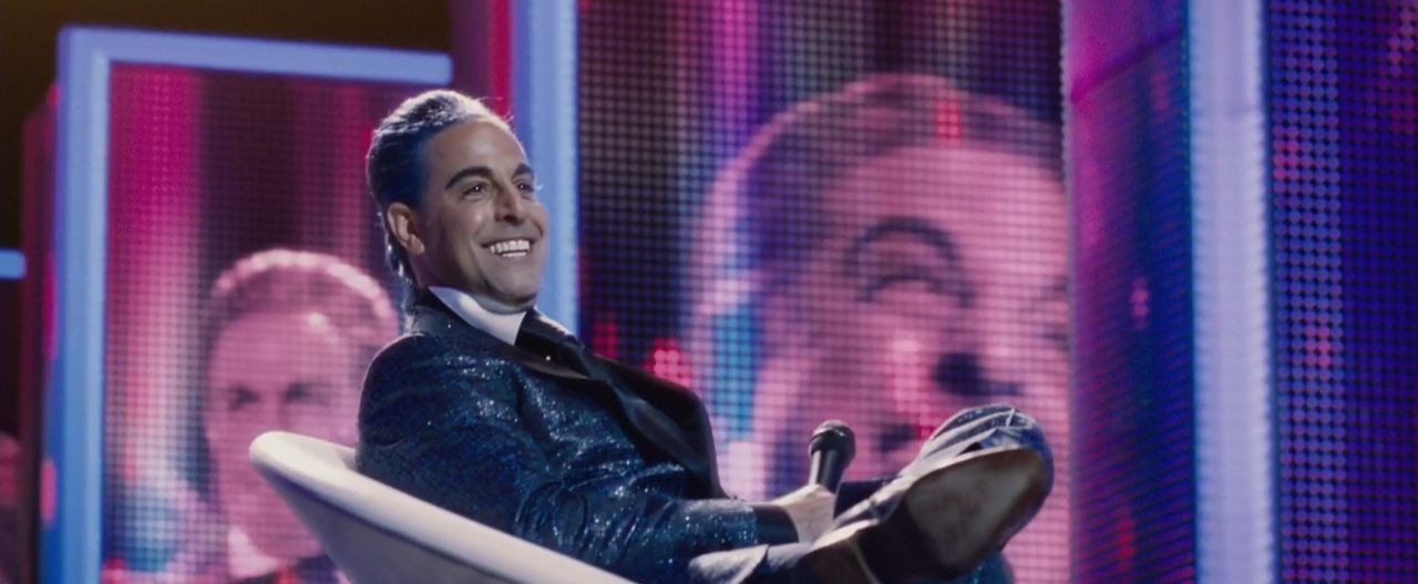 Hunger Games - Caesar Flickerman (Stanley Tucci) Blank Meme Template