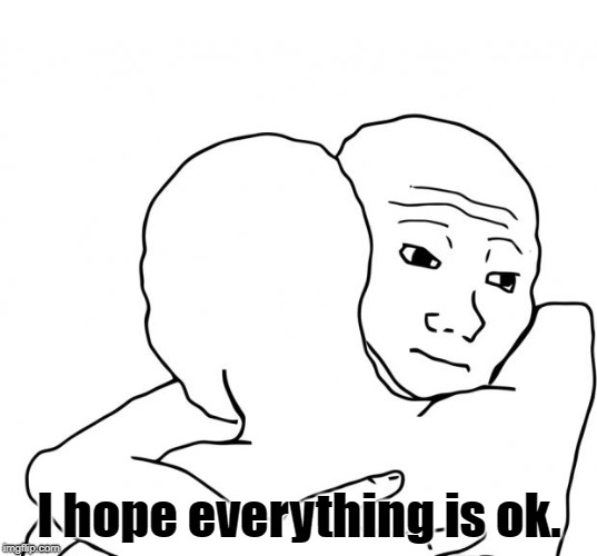 I Know That Feel Bro Meme | I hope everything is ok. | image tagged in memes,i know that feel bro | made w/ Imgflip meme maker