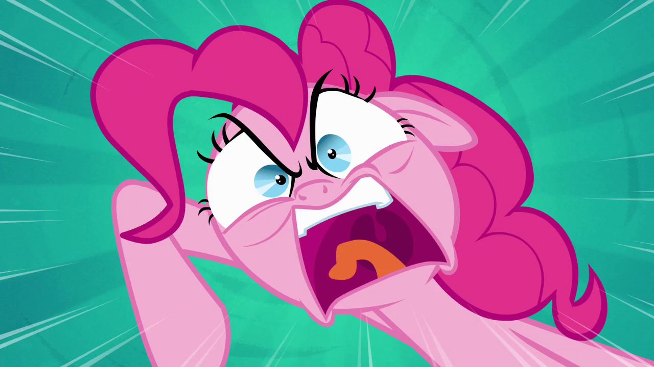 Angry Pinkie Pie Blank Meme Template