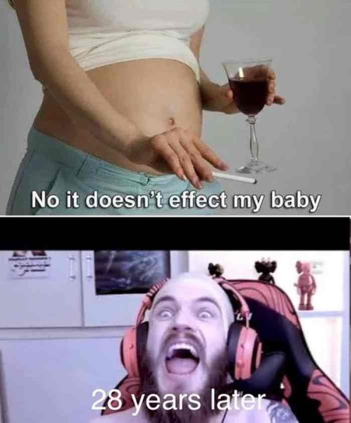 High Quality no it doesn't affect my baby Blank Meme Template
