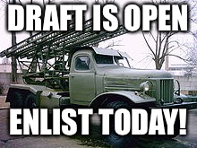 DRAFT IS OPEN ENLIST TODAY! | made w/ Imgflip meme maker