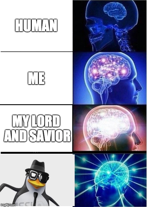 Expanding Brain | HUMAN; ME; MY LORD AND SAVIOR | image tagged in memes,expanding brain | made w/ Imgflip meme maker