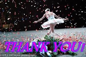 ballerina | THANK YOU! | image tagged in ballerina | made w/ Imgflip meme maker