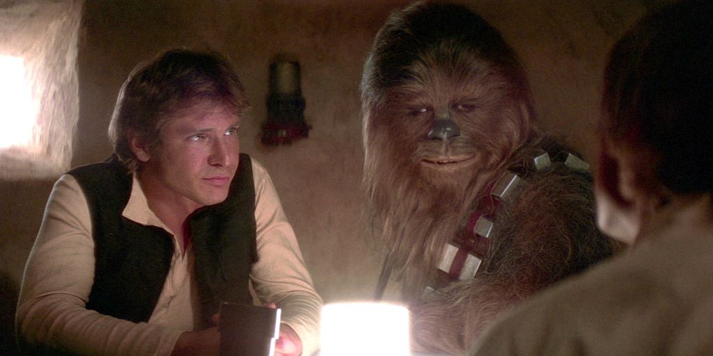 han solo chewie cantina table Blank Meme Template