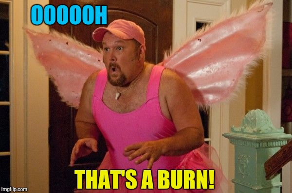 Tooth Fairy | OOOOOH THAT'S A BURN! | image tagged in tooth fairy | made w/ Imgflip meme maker