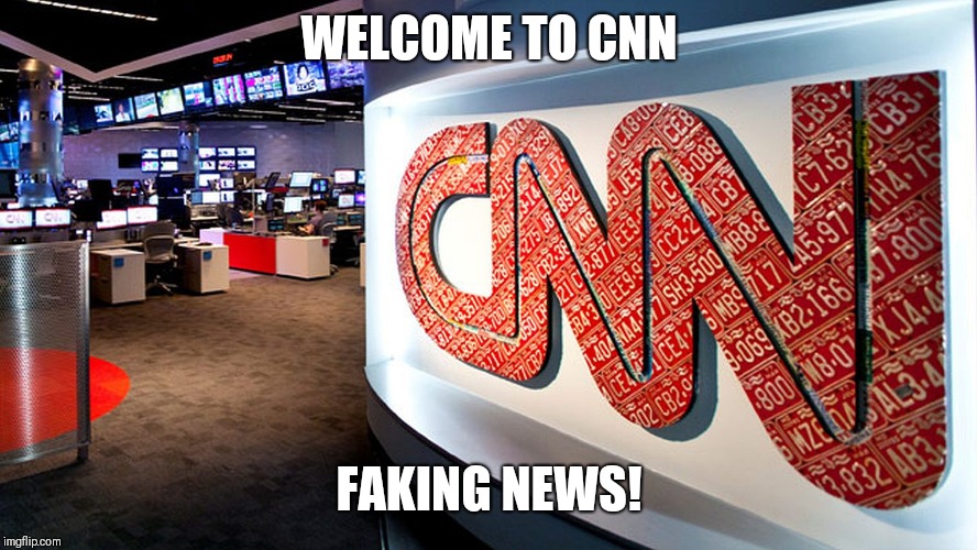 cnn | WELCOME TO CNN; FAKING NEWS! | image tagged in cnn | made w/ Imgflip meme maker
