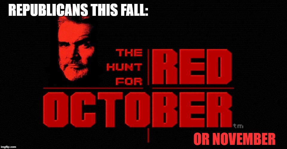 REPUBLICANS THIS FALL:; OR NOVEMBER | image tagged in republicans | made w/ Imgflip meme maker