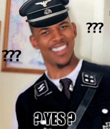 Black Grammar Nazi | ? YES ? | image tagged in black grammar nazi | made w/ Imgflip meme maker