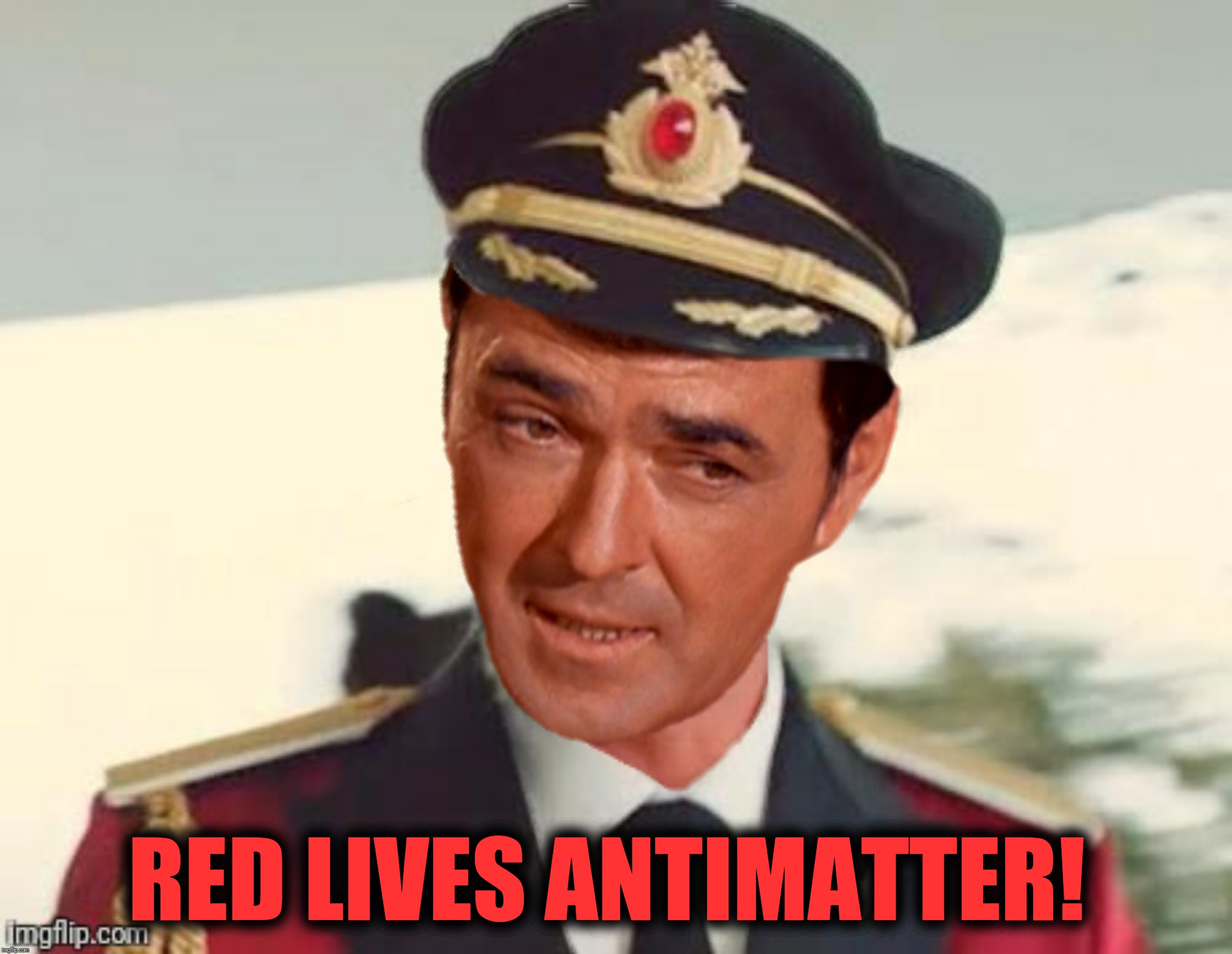Bad Photoshop Sunday presents:  Chief Engineer Obvious | RED LIVES ANTIMATTER! | image tagged in bad photoshop sunday,montgomery scott,captain obvious,antimatter,star trek | made w/ Imgflip meme maker