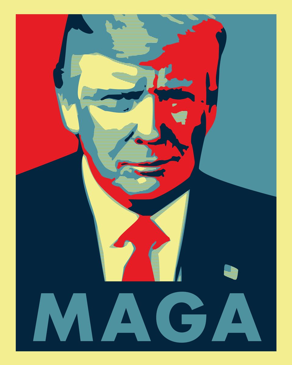 M.A.G.A. Trump Blank Meme Template
