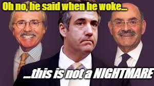 Oh no, he said when he woke... ...this is not a NIGHTMARE | image tagged in trump | made w/ Imgflip meme maker