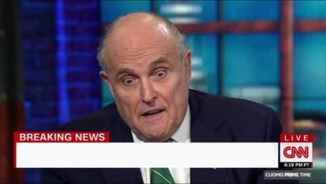 Shit mad uncle Rudy says Blank Meme Template