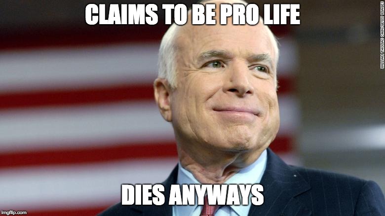 CLAIMS TO BE PRO LIFE; DIES ANYWAYS | made w/ Imgflip meme maker