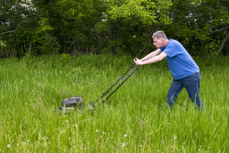 mowing tall grass Blank Meme Template